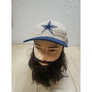 VTG New Era Dallas Cowboys NFL Football Corduroy Bill Hat Cap KMG Pro Model Star